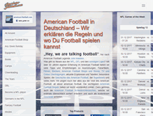 Tablet Screenshot of american-football.com