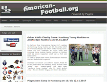 Tablet Screenshot of american-football.org